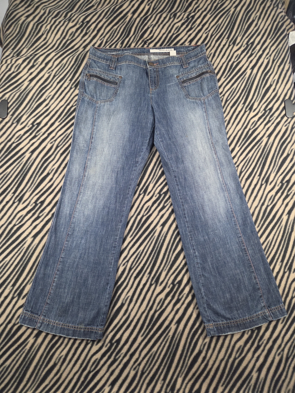 DKNY Y2K Vibe Jeans Ludlow Women's Blue Denim Bootcut Jeans Size 14